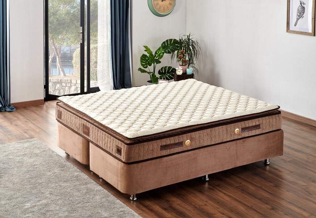 Niron Mattress W. Cotton 180x200 Double Pad with Full Orthopedic Spring