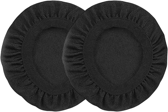 2 PCS Headphone Earpad Covers, Reusable Washable Sweat Headphone Covers, Stretch Knit Earcup Protectors for Headsets, Fits 3.54-4.13 Inch (9-10.5 cm)