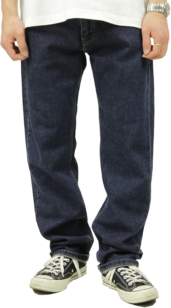 Levi's 505 REGULAR Men's Genuine Levi's Jeans Regular Fit Straight Stretch Denim Jeans Medium Color