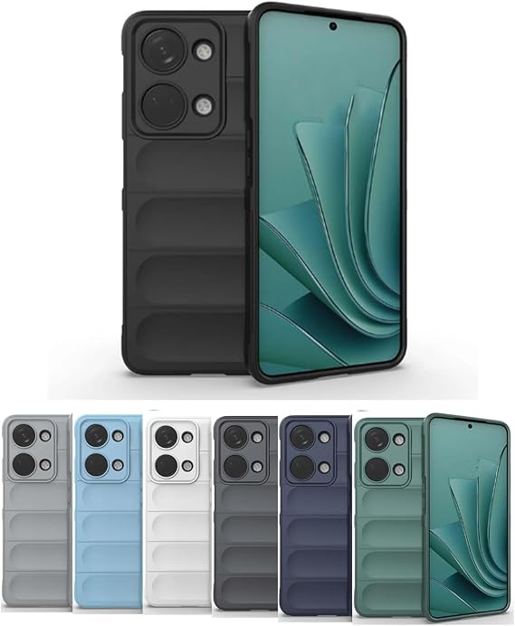 Microcase OnePlus Nord 3 5G Miami Serisii Darbeye Dayanıklı Silikon Kılıf - AL3420(Siyah)
