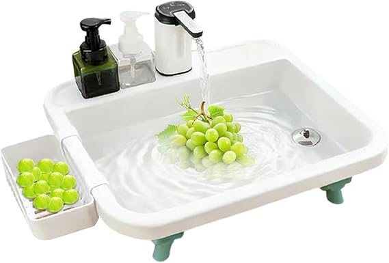 Portable Camping Sink - Easy-Install Heavy-Duty Tool,Portable Sink Hand Wash Station,for Yard BBQ Adventure Park Women Men Adults Travelers Dishwashing