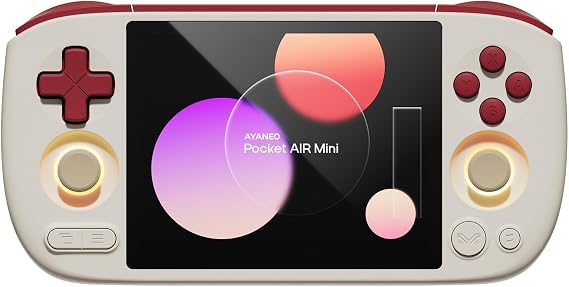 AYANEO Pocket AIR Mini Android El Oyun Konsolu - 4.2 inç HD 4:3 Retro Oyun Ekranı, MTK G99 Sekiz Çekirdekli, Hall Etkisi Joystick ve Tetikleyiciler, Taşınabilir Oyun Cihazı (Retro Beyaz, 3G+64G)