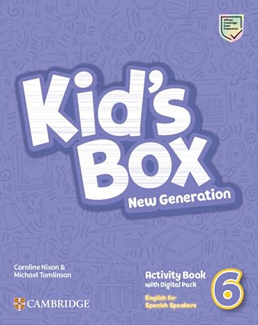 Kid's Box New Generation English for Spanish Speakers Level 6 Activity Book with Home Booklet and Digital Pack (2023)