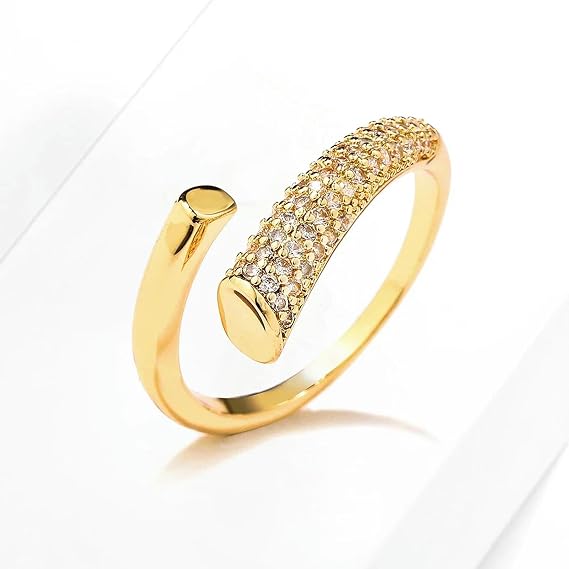 Cross Adjustable Rings for Women Light Luxury Jewelry Elegant Trendy Unique Rings Personalized Simple Birthday Gift Ring