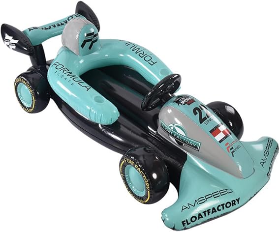 Rider Inflatable Ride On,Adults Pool Float with Steering Wheel,220x104x70cm