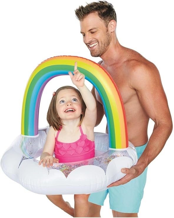 Bigmouth Rainbow Şişme Çocuk Simidi