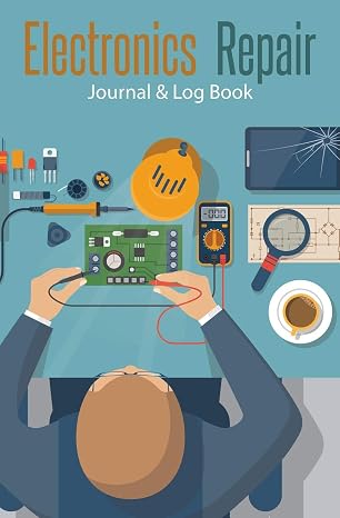 Electronics Repair Journal & Log Book: 120-page Blank, Lined Writing Journal - Record All Your Repairs in this Log Book 5.25 x 8 Inches / Blue