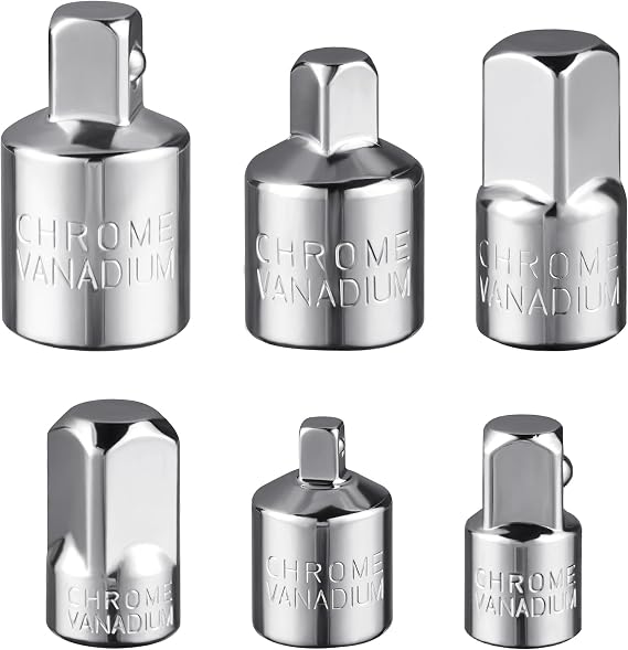 Flintronic Impact Socket Adapter Reducer, Socket Adapter 1/4", 3/8", 1/2"