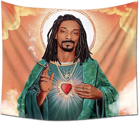 Funny Tapestry, Poster Rapper Tapestry Wall Hanging Pop Art Home Decor for Living Room Bedroom Dorm Decor