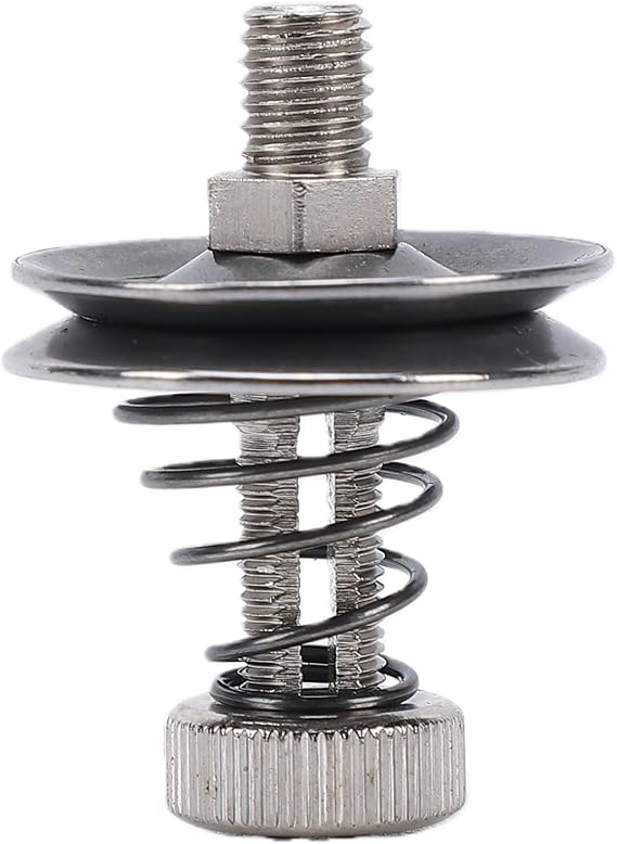 Rengue Thread Tension Assembly Sewing Machine Tensioner Unit Yarn Trapper Stainless Steel Industrial Replacement Part for Vintage Shoe Repair Overlock Knotting Machines B1115-232-0A0
