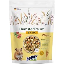 Bunny HamsterTraum Basic 600 g Alleinfuttermittel für Zwerghamster Mit leckeren Mehlwürmern Plus Getreide & Saaten Balancierte Long-Life-Rezeptur Ideale Teilchengröße