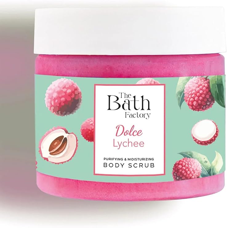The Bath Factory Nemlendirici ve Arındırıcı Vücut Peelingi - Liçi Aromalı 300 GR
