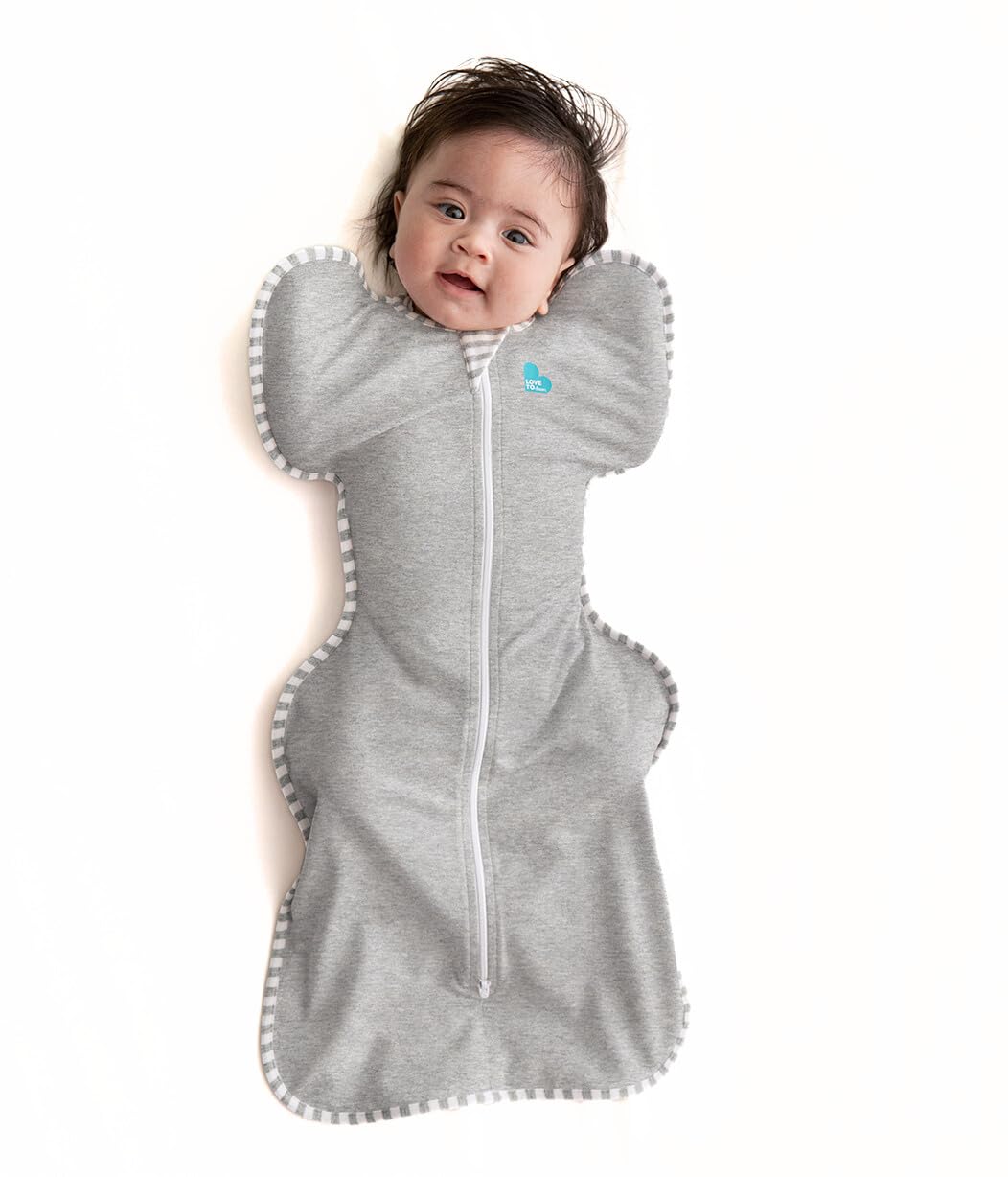 Love To Dream Swaddle UP Original Swaddle Blanket 1.0 TOG Extra-Small 2kg-3.2kg Gray