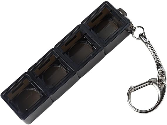 Keyboard Keychain Tester Switches Sampler, Black through 4 hole