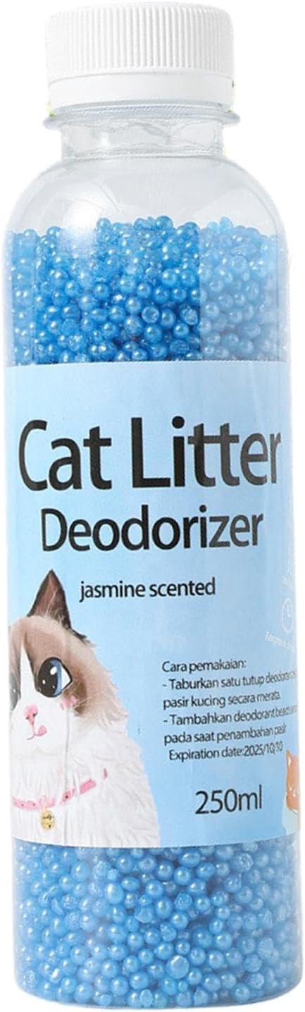 Litterr Box Cat Litter Odor Eliminator Multi-Purpose Deodorizer Beads Long Lasting Cat Litter Scent Natural Odor Eliminator for Closet, Toilet