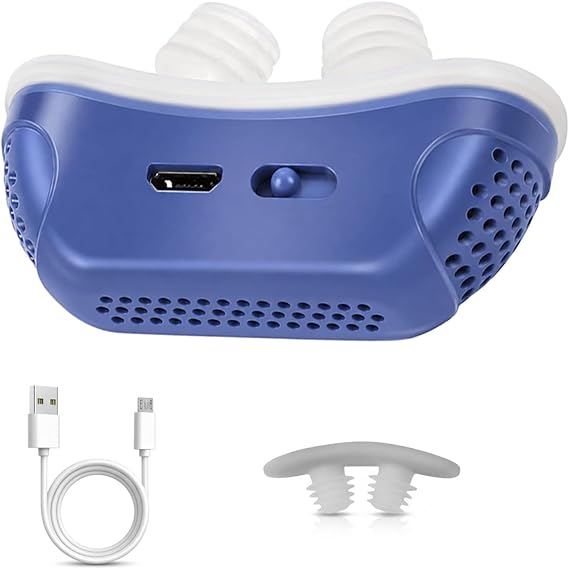Electric Anti Snoring Device with Dual Turbo Airflow for Men & Women