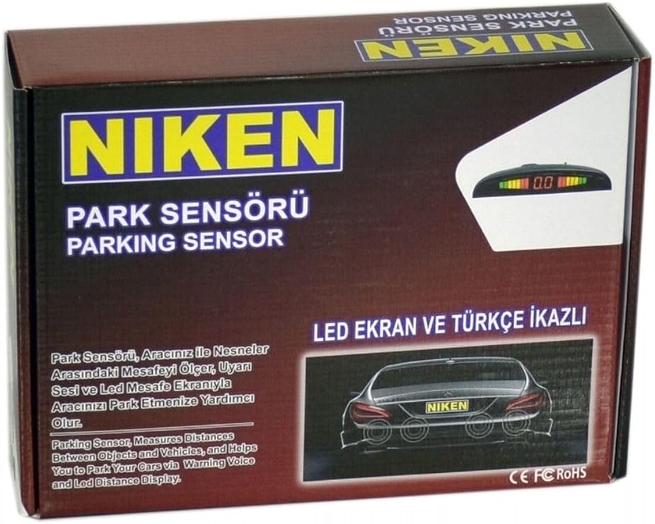 Niken Park Sensörü Led Ekranlı Türkçe Ikazlı Siyah