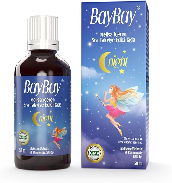 BayBay Night Damla Melisa İçeren Takviye Edici Gıda 50 ml