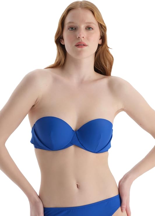 Dagi Örgü Bikini Üstü Çok Renkli 25SW82223ST Kadın