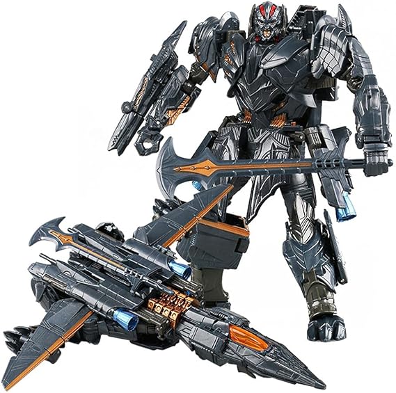 Transformation Robot Toy, Aircraft Movie Action Figure Toy, Alloy Transformation KO Model, Robot Toy, Transforming Robot Model, Gold + ABS, Transformable, No Batteries Required, Decoration, Room