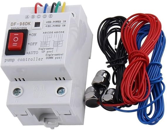 1Pcs Water Level Controller, Automatic Water Pump Controller Switch Tank Liquid Level Detection 20A 220V, Water Detectors