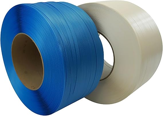 Polypropylene Machine Strapping (White 9mm Wide 4000 Metres 0.55mm Thick BS 110KG)