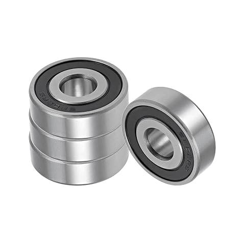 4pcs Deep Groove Ball Bearings - [16mm x 35mm x 11mm] Chrome Steel Balls for Motors Machine Tool Gearboxes Bearing Use | Double Seal