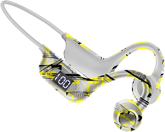 Open Ear Active Headphones Bone Conducting Open-Ear Digital Display