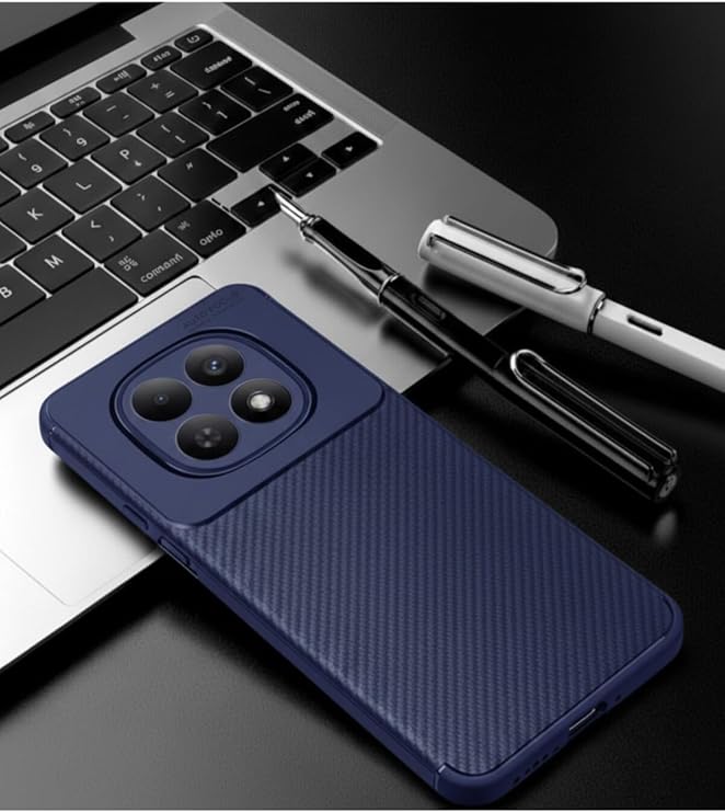 CONSTRAIN - Xiaomi Redmi Note 15 ile uyumlu 4G Kılıf Benzersiz Dokulu Yüksek Tutuş Sağlayan Mat Elit Kapak - Lacivert