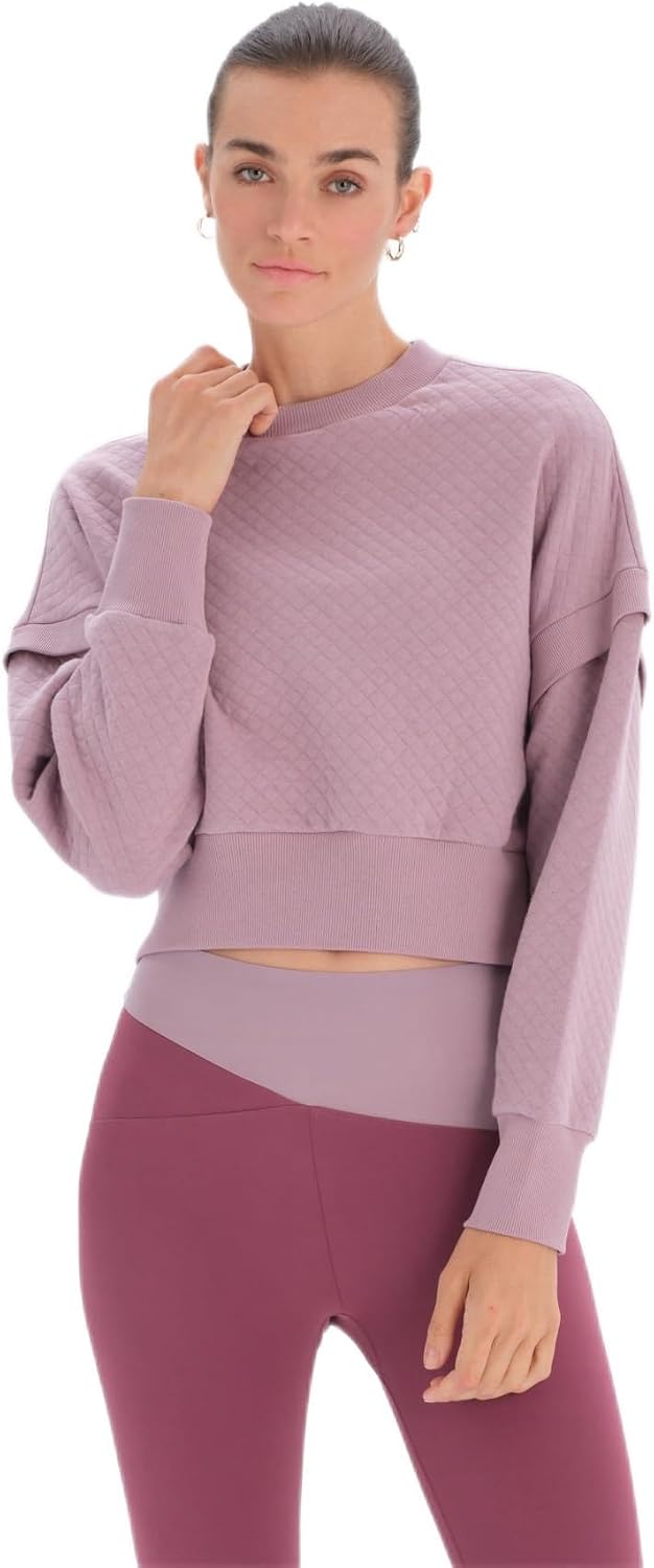Dagi Women Womens Doortone Crop Sweatshirt, Cotton, Knitted