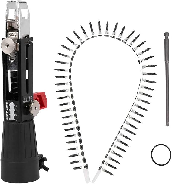 Automatic Chain Nail Gun Adapter for Electric Drill, Drywall