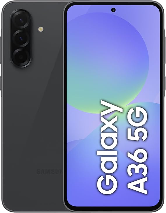 SAMSUNG (A366 Galaxy A36 Dual 5G 256GB 8GB RAM (Awesome) Black [Energy Class C]