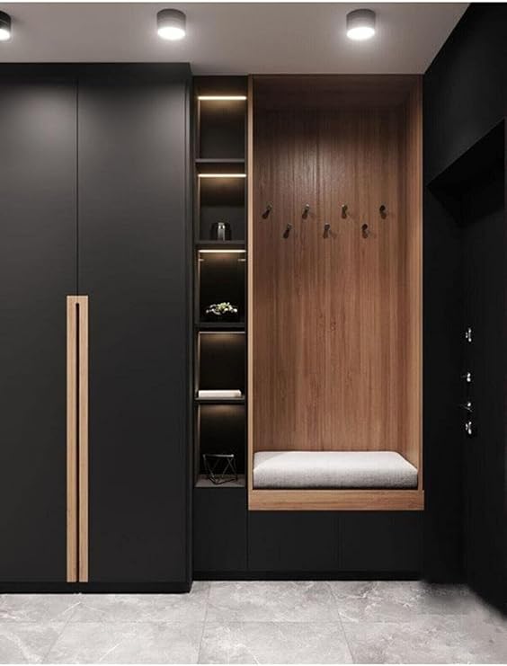 StickerArt Matte Black Furniture Cabinet Covering Foil 61 CM x 1 METER