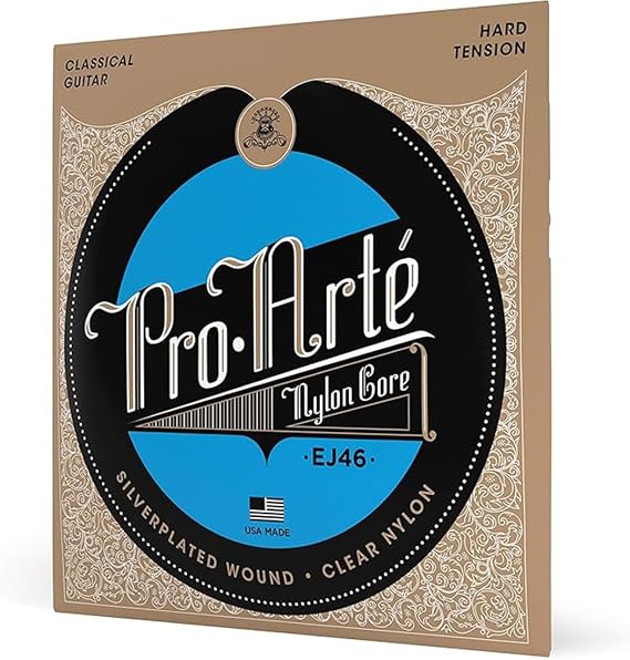1 Pack Guitar Strings - Pro-Arte Strings Classical Guitar - EJ46 - Nylon Strings Classical Guitar - Classical Nylon Guitar Strings - Normal Tension