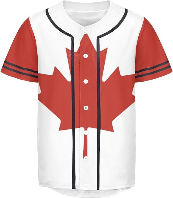Men's Short Sleeve Baseball Jersey Button Down Shirts Sports Uniform