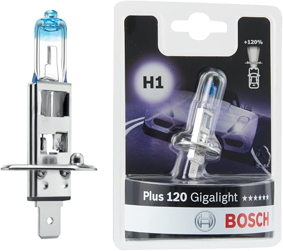Bosch H1 Plus 120 Gigalight Vehicle Light 12 V 55 W P14.5s (Pack of 1)