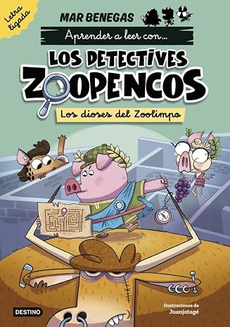 Aprender a leer con... Los Detectives Zoopencos Letra ligada 2. Los dioses del Z: En letra LIGADA para aprender a leer (libros para niños a partir de 5 años). Elige tu propia historia