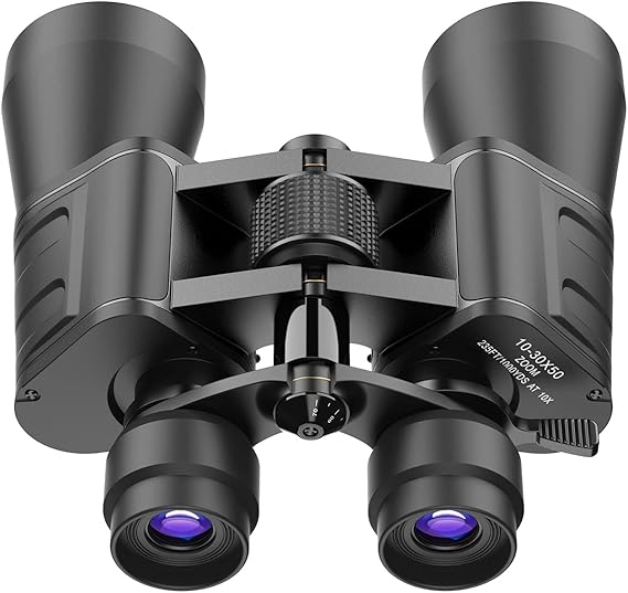 APEXEL 10-30x50 High Performance Zoom Binoculars for Adults