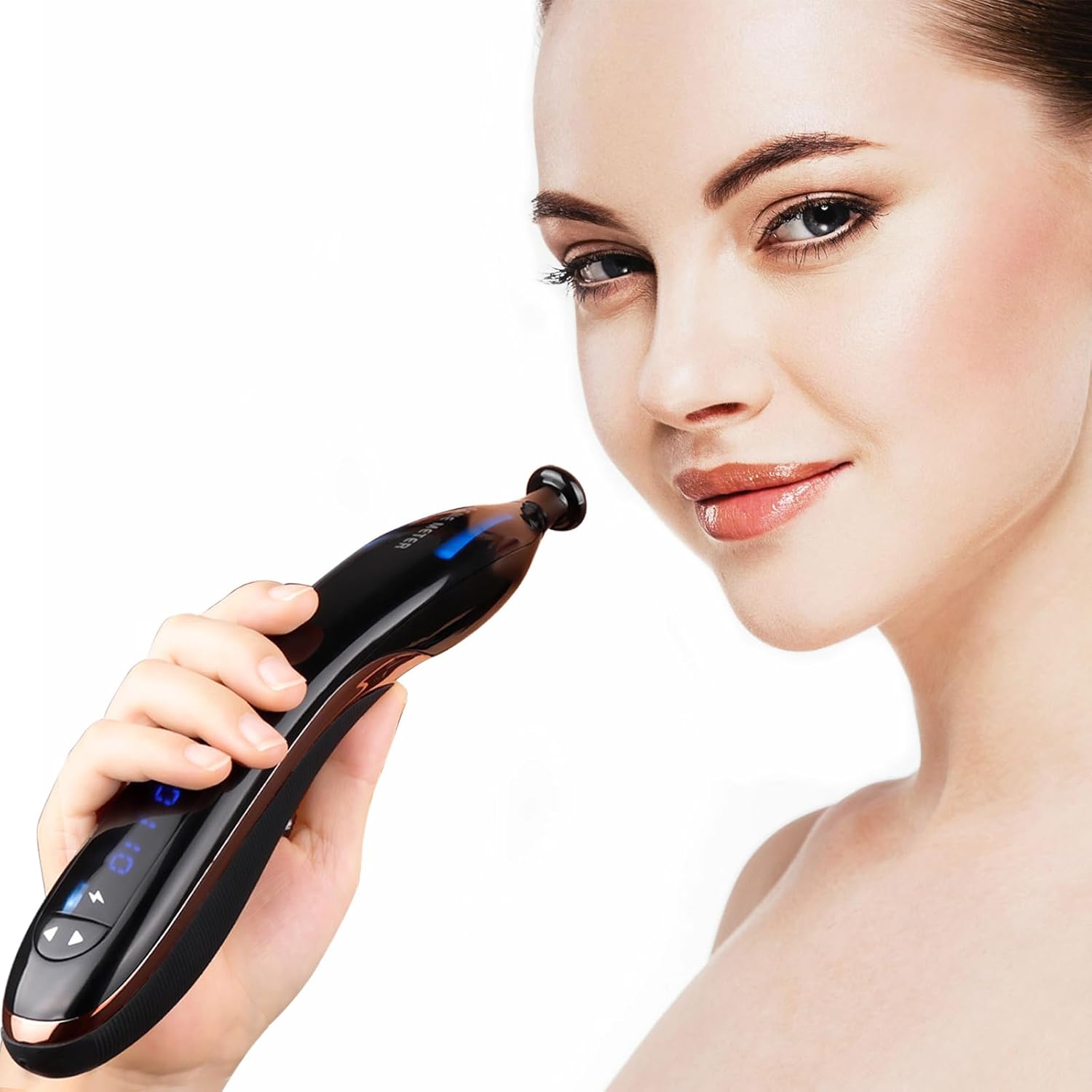 Plasma Pen Professional for Acne Treatment, Professional Skin Care Machine for Acne Scar Removal, Shrinking Pores &amp; Facial Lifting Firming, Portable Beauty Device with USB Charger