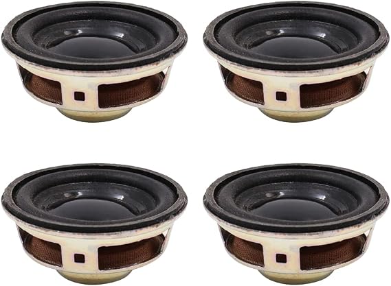 2" 4Ohm 3W Full Range Audio Lautsprecher Stereo Woofer Lautsprecher für Arduino DIY Mini-Lautsprecher und audiovisuelle Heimgeräte und andere HiFi-Lautsprecher. (Packung mit 4 Stück)