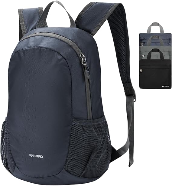Waterfly Lightweight Packable Backpack 18L: Small Foldable Hiking Rucksack