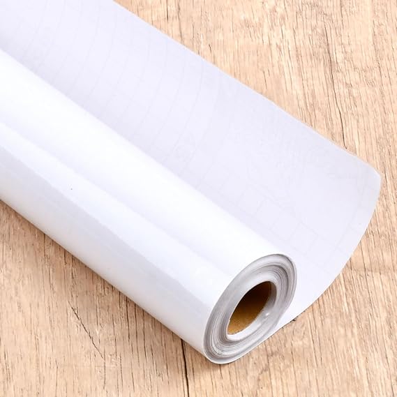 Clear Sticky Back Plastic Roll, 60cm x 10m Self-adhesive Waterproof Vinyl Film, Clear Book Covers, Sticky Book Cover Film Roll, for Kitchen, Wall, Furniture, School, Covering Books