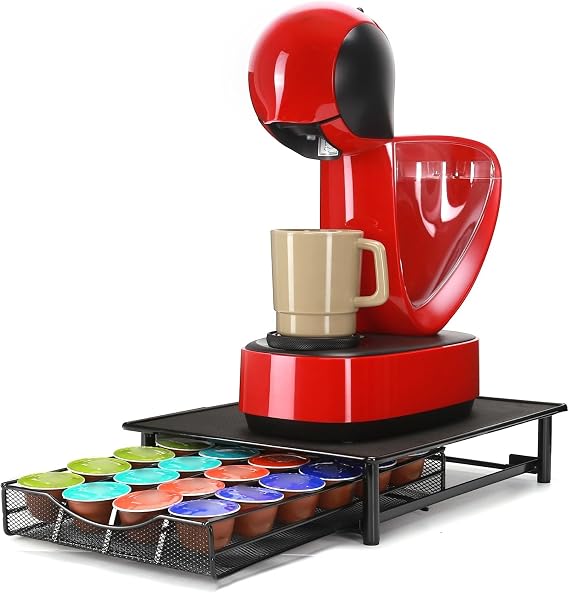 Coffee Pod Holder Drawer Compatible With Dolce Gusto Capsules.