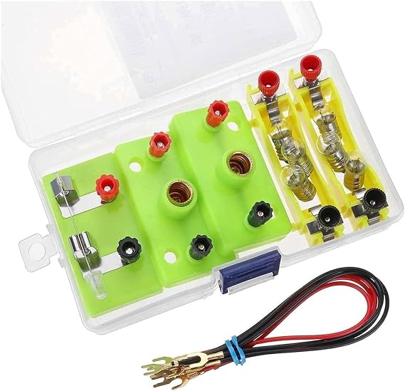 Series and Parallel Experiment Box Physical Electrical Circuit Experiment Tool Physical Model Kit Physics Teaching Tool Physical Box