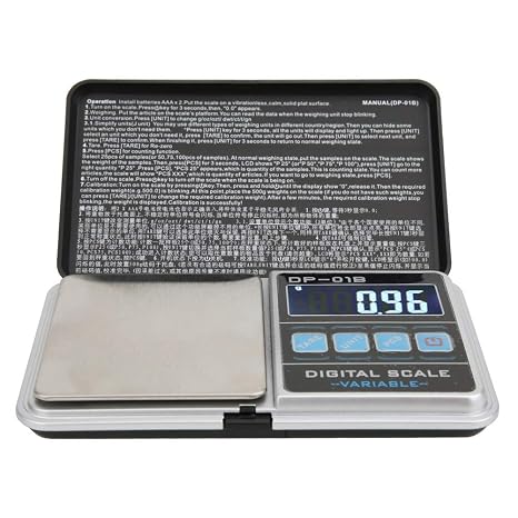 High Accuracy Portable Mini Digital Scale, Pocket Scale for Jewelry and Kitchen Weighting, 0.01g Precision LCD Display with Auto Off, Compact Stainless Steel Scale for (300g/0.01g)