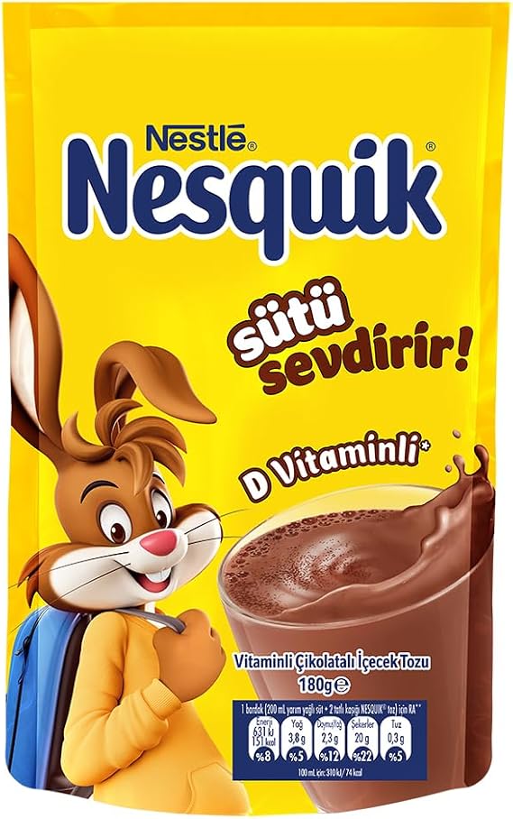 Nesquik Çikolatalı İçecek Tozu 180 Gr