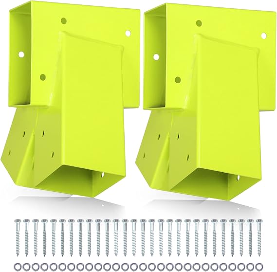 Highpro Swing Set Bracket Wood Swings Set of 2 Hardware A-Frame Swing Set Parts Outdoor Swing Set Accessories Playground Set Backyard Hardware