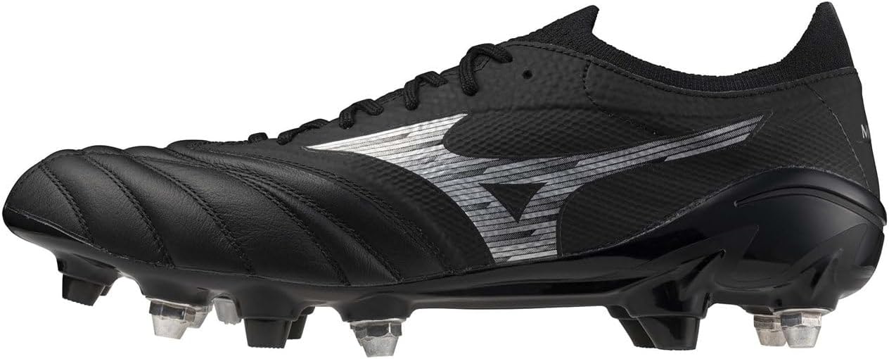Mizuno Mens Morelia IV Elite Soft Ground Football Boots Black/Silver 7