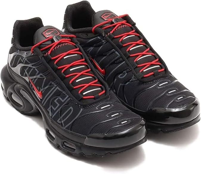 Nike IH4459-001 Air Max Plus Black/Wolf Gray/Metallic Silver/University Red