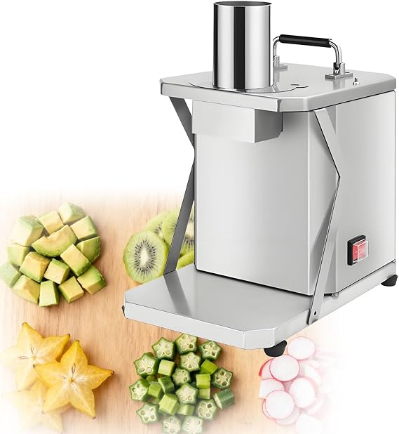 Vegetable Chopper for Commercial Home Use,Commercial Vegetable Dicer and Slicer Machine,for Onions, Carrots, Cucumbers, Diced Ham, Potatoes
